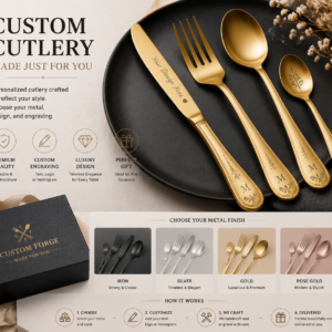 Custom Engraved Luxury Cutlery Set